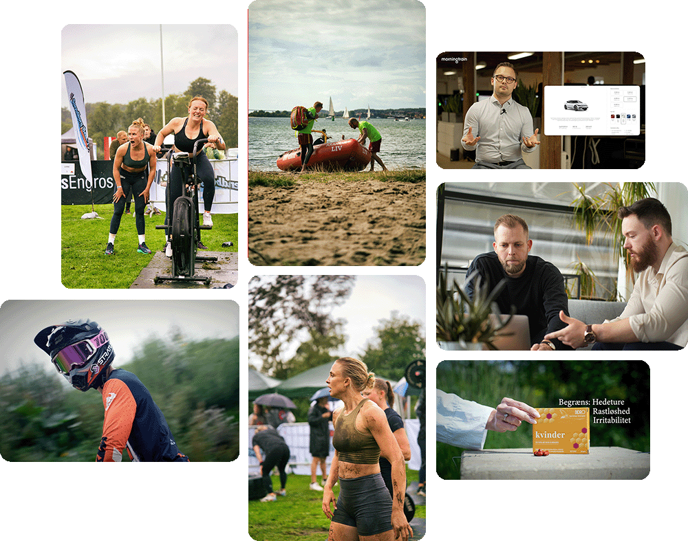 Et billede af flere billeder fra forskelige cases